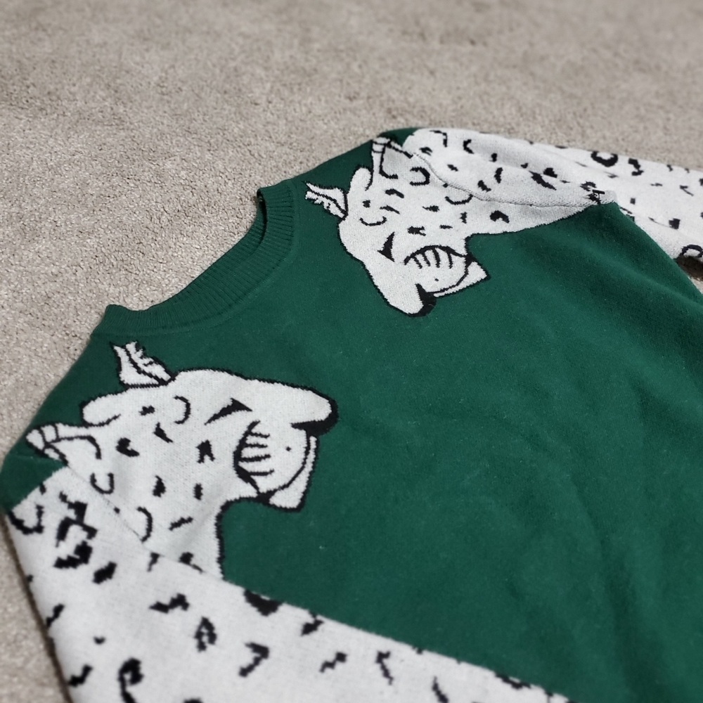 Aly Daly Vintage Leopard Sweater